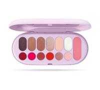 Pupa Paleta Make My Day Pocket Blush, pintalabios, brillo y sombras de ojos - 13 piezas para maquillaje facial, ojos y labios, perfecta para casa o de viaje - Disponible en 3 colores (violeta 001)