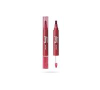 Pupa Vamp! Marker Duo Pintalabios + brillo de labios con ácido hialurónico - 3 en 1 para definir, rellenar y colorear, contorno de labios - Disponible en 9 colores (005 Cherry Granita)