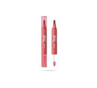 Pupa Vamp! Marker Duo Pintalabios + brillo de labios con ácido hialurónico - 3 en 1 para definir, rellenar y colorear, contorno de labios, disponible en 9 colores (004 Spicy Raspberry)