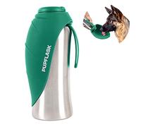 PupFlask Botella de Agua grande para Perros | Acero Inoxidable de 800 ml o 1200 ml | Práctico dispensador de Agua para Perros | Botella de Agua portátil para Mascotas
