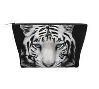 Pupila Azul Tigre Blanco, Bolsa de artículos de tocador Bolsa de Maquillaje Bolsa de cosméticos Bolsa de artículos de tocador de Viaje portátil