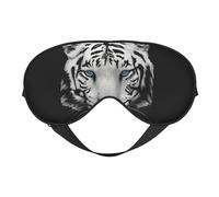 Pupila Azul Tigre Blanco, Cubreojos completos Antifaz bloqueador de luz Antifaz para dormir Antifaz suave con los ojos vendados Noche