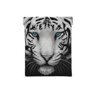 Pupila Azul Tigre Blanco, Squeeze Top Wallet Bolsa de Almacenamiento para Mujer Monedero pequeño Bolsa de Cambio