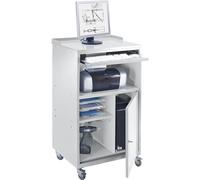 Pupitre para PC, rodante eurokraft basic, H x A x P 1170 x 690 x 590 mm