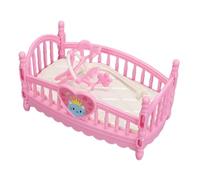 Puppenhaus Babybett - Kleines Kinderbett Caricaturity Spiel Accesorios | Miniatur Schlafmöbel Zubehör - Niedliche Ausstattung für Kinderzimmer Deko Familien Spielzimmer Requisite Fotografía