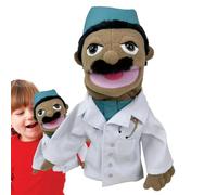 Puppet De Bombero - Juguete Educativo de Peluche Suave, Juego De Rol para, Figura De Rendimiento De Narración, Peluche De Enseñanza Interactiva | Aprendizaje Creativo Para El Teatro