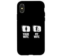 Puppet Master Your Wife My Wife My Wife Husband Divertido titiritero Carcasa para iPhone X/XS