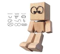 Puppet Puppet articulado de Madera Flexible, Movimiento Realista, Figura de articulada con 12 Expresiones | Ideal para Dibujo, instalación de animación, Juguetes de Oficina, decoración de