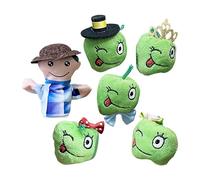 Puppet Toy, Títeres Dedos - Conjunto De 6 Juguetes En Juguetes En Lujosos | Dulce Luz, Premios De Clase, Accesorios De Teatro De Performance para El Aprendizaje Preescolar