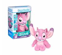 Puppetronic Angel Muñeco Animatrónico Interactivo, Movimiento de Cabeza y Boca con Sensor Táctil, Sonidos Auténticos, Tecnología para Comunicación con Stitch, Experiencia Inmersiva, Famosa (RE007100)