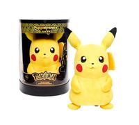 Puppetronic Pikachu Muñeco Animatrónico Interactivo, Más de 100 Acciones y Sonidos, Mueve Ojos, Orejas y Boca, Habla y se Sonroja, Incluye 4 Ataques, Experiencia Inmersiva para Fans, Famosa (REK00000)