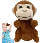 Puppets de mano, títeres animales, 9 cm / 3,5 pulgadas de títeres de peluche lindos - Banket Basket de Pascua, juguete animal de peluche para juegos de rol, narración, teatro del espectáculo