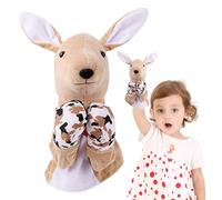 Puppets de Peluche, títeres animales,Puppet de la Mano Animal Kung Fu con Sonidos y Acción de Boxeo | Juguete de Peluche en roles educativos de papel para Les