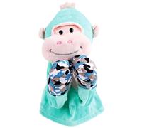Puppets de Peluche, títeres animales - Puppet de la Mano Animal Kung Fu con Sonidos y Acción de Boxeo - Puff de Peluche Juguete en Juego de Rol para Les
