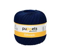 Puppets Hilo de Ganchillo Eldorado, Algodón, 4289, azul oscuro