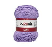 Puppets Lyric, Fuerza: 8, Embalaje: 50G, Longitud: 70M flieder Hilos De Ganchillo