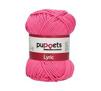 Puppets Lyric, Fuerza: 8, Embalaje: 50G, Longitud: 70M pink Hilos De Ganchillo