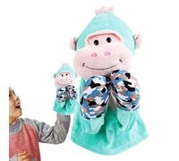 Puppets manuales para niños, marionetas de peluche - Kung Fu Animal Hand Puppet con sonidos y acción de boxeo | Muñeca de peluche educativa para la enseñanza en edad preescolar