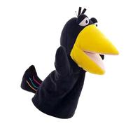 Puppets para | Crow Action Puppet - Conjunto de títeres de Mano para con de Trabajo, Todo-Pequeño Animal Cuervo Peluche Juguete para el Teatro del Espectáculo