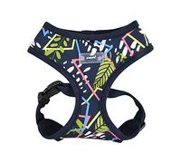 Puppia - Arnés para Perros Botanical Harness A, Color Azul Marino, Talla M