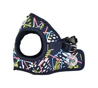 PUPPIA - Arnés para Perros Botanical Harness B, Azul Marino, XL