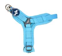 Puppia Arnés Suave para Perro, X, sin estrangulamiento, sin tirones, Ajustable, Entrenamiento para Perros pequeños y medianos, Azul Cielo, L