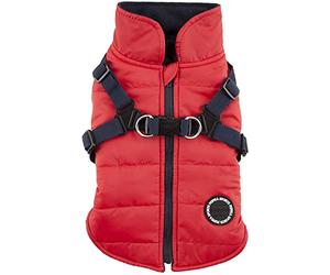 Puppia Chaleco de Invierno Mountaineer II auténtico, Talla XXL, Color Rojo