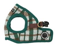 Puppia Festive - Arnés para Perro, diseño cálido de Invierno, a Cuadros, para Perros pequeños y medianos, Verde, Talla L