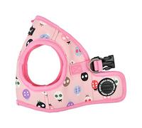 Puppia Lady Beetle Ste-up Vest arnés para Perros sin estrangulamiento No Pull Walking Training para Perros pequeños y medianos - Rosa - S
