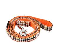PUPPIA pasd-al1656-or-l Auden Rhinestones Lead Correa para Perros, L, Naranja