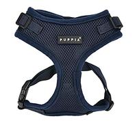 Puppia RiteFit Arnés para Perros pequeños y medianos - Ajustable y Super Suave en Muchos Colores - También utilizable como arnés para Cachorros - Correa para Perros Anti tirón