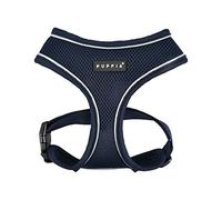 Puppia Soft Harness Pro - Arnés para Perro, Color Azul Marino, Talla L