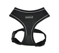 Puppia Soft Harness Pro - Arnés para Perro, Color Negro, Talla L
