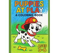 Puppies At Play: A Coloring Book