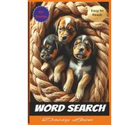 PUPPIES - Word Search Puzzle Book: Word Search|Word Puzzle with Easy to Read Print about Puppies and More|6x9 inches, 110 pages| 50+ Puzzles… Gift for Vacation, Holidays, Relaxation