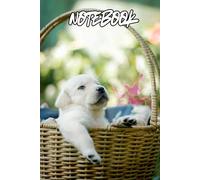 Puppy Baby Labrador Notebook: Cute Dog Journal, 120 Lined Pages