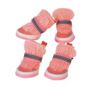 Puppy Booties - Protective Dog Shoes, 4 Pieces Breathable Lightweight Paw Covers, Non Slip Durablee Design | Walking Running Hiking Camping Beach Outdoor Activity Support for Dogs Small Medium Large