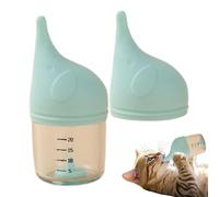 Puppy Bottle, Elephant Shape Kitten Nursing Bottle with Anti-Choking Pet Feeding Nipples, Small Puppy Feeder for Pets, Reusable Watering Supplies for Indoor and Outdoor Use