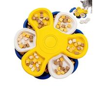 Puppy Bowl Slow Feeder, Three-Layer Dog Puzzle, 25,5 x 25,5 x 6,5 cm Interactive Treat Jigsaw, Fun Toy for All Dog and Cat Breeds, Size, Puppy for Training and Play
