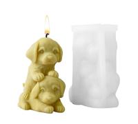 Puppy Candle Mold - Stacking Resin Casting Mold For Scented Candles, Gypsum, Or s | Cute Cartoon Animal Molds For Wedding Favors, Bedroom Decor, DIY Crafts, And Souvenir Making