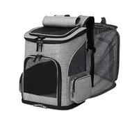 Puppy Carrier Bag - Rolling Animal Transpor | Transport Dog Carrier Backpack | Foldable Soft Sided Pet Carrier | Breathable Pet Backpacks for Car Flight Vet Visit Grooming Camping Trip Travel Walking