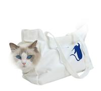 Puppy Carrier - Canvas Breathable Pet Carrier, Dog And Cat Travel Bag, Lightweight | Supporting Comfortable Transportation, Portable Puppy And Kitten Travel Bag For Walks Trips Outdoor Adventures