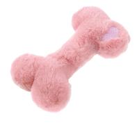 Puppy Chew Toy - Forma de hueso de felpa, juguete vocal chillido | Accesorio portátil suave y duradero, jugada de peluche multifuncional para buscar entrenamiento de mordedura de masticación jugando e