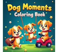 Puppy Days: A Dog Moments Coloring Book for Adults and Teens: A Wholesome and Relaxing Coloring Adventure with Cute, Playful, and Loving Pups