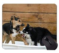 Puppy Dog Gaming Mouse Pads, Border Collie Rectángulo Personalizado Alfombrillas de ratón