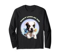 Puppy Don't Look At Me Vintage Manga Larga