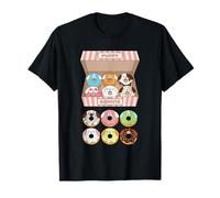 Puppy Donuts Pastry Dog Lover Cute Donut Puppies Perros Camiseta