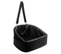 Puppy Driving Safety Cushion, 19.69x18.5x11.02in Velvet Dog Car Seat, Warm Breathable Pet Nest, Travel Carrier, Booster Seat, Interior Decor, SUV, Truck