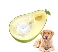 Puppy Feeding Bowl, 690ml Slow Feeder, Double Bowl Avocado Shape, Anti-Choking Pet Food Dish, Large-Caliber Cat Feeder, (Durable, Non-Slip), Perfect for Indoor Cats, Small Dogs