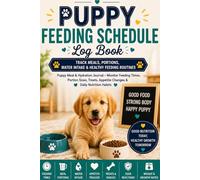 Puppy Feeding Schedule Log Book: Track Meals, Portions, Water Intake & Healthy Feeding Routines: Puppy Meal & Hydration Journal - Monitor Feeding ... Appetite Changes & Daily Nutrition Habits